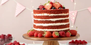 Bolo Red Velvet com Cream Cheese: Receita Exclusiva de Raiza Costa